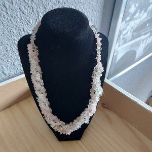 Vintage "Rock Candy" Glass-Like Necklace